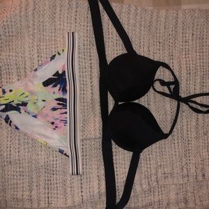 Victorias secret halter top bikini and bottoms